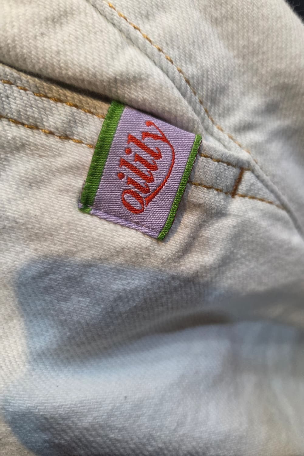 오일릴리 여성 화이트 데님 팬츠 상품이미지7