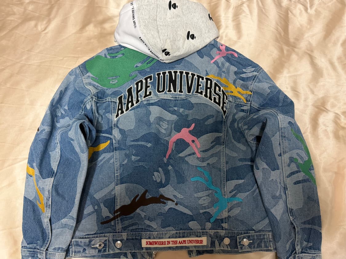 AAPE 로고 데님 재킷 상품이미지6