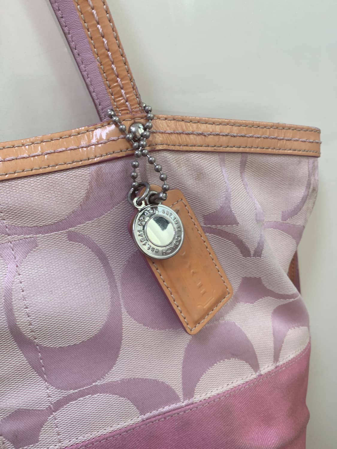 Coach 코치 핑크숄더백 상품이미지6