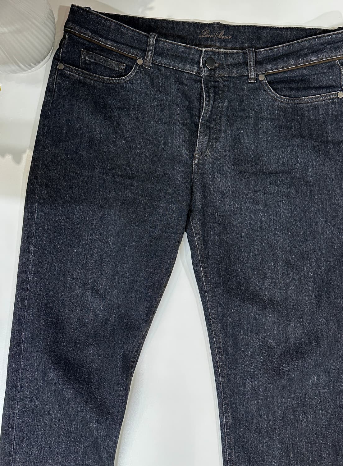 로로피아나 쿠아로나 블랙 데님팬츠 36 상품이미지1
