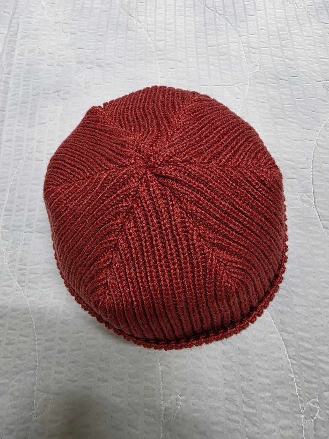 데우스 새상품 택만 제거된 미착용 델타 숏 비니 오렌지레드색상 deus 상품이미지6