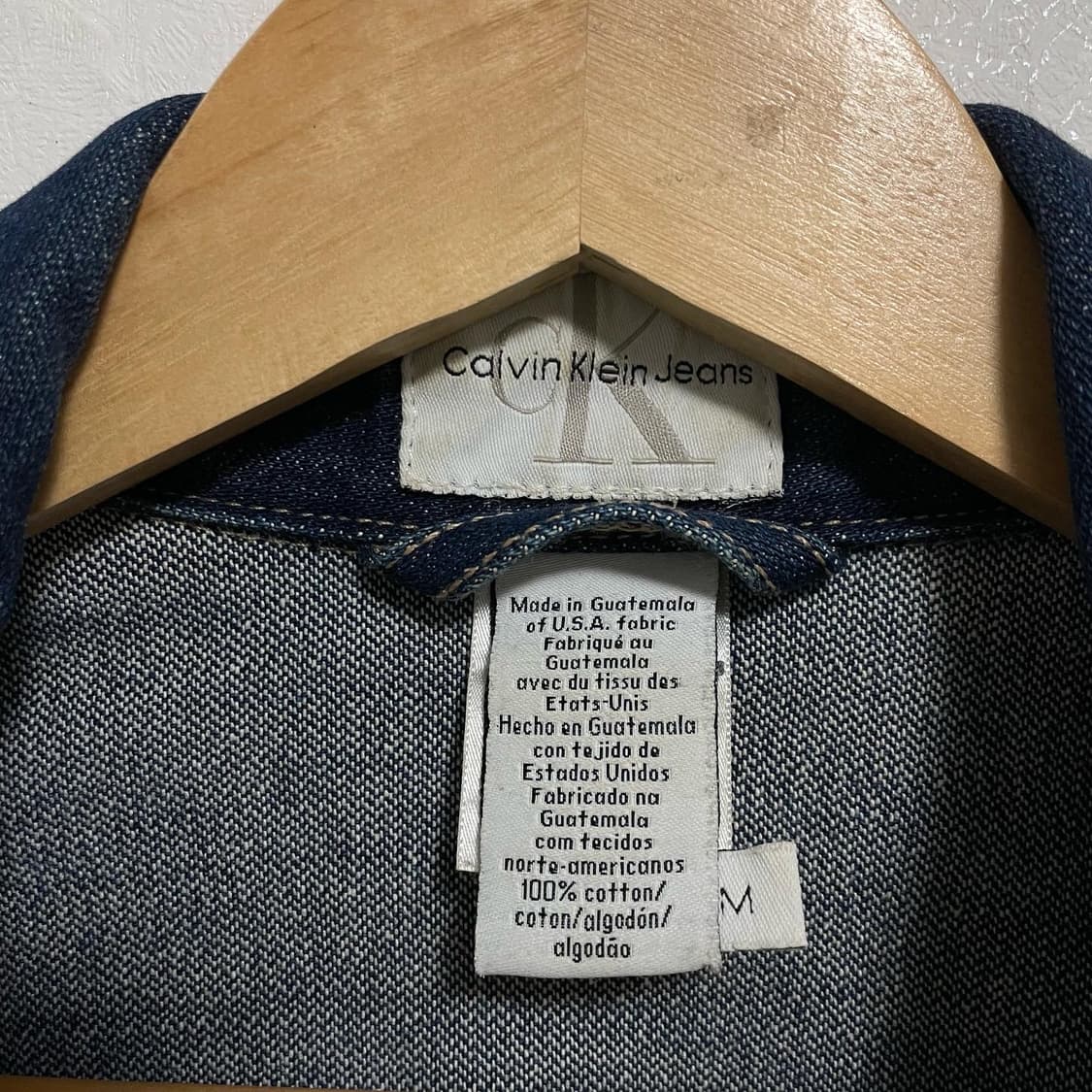 90‘s 데님 트러커 자켓 상품이미지5