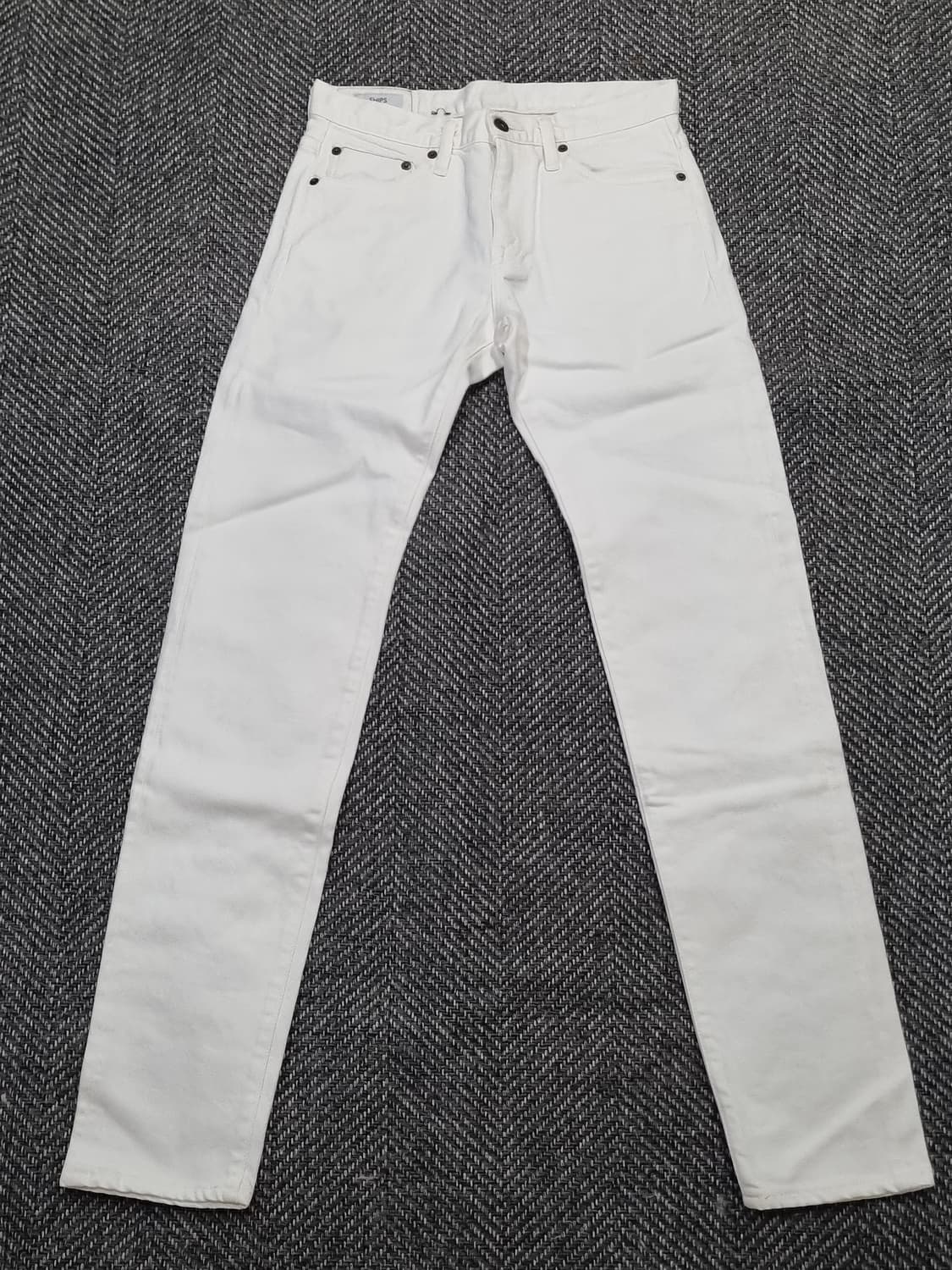 SHIPS — 화이트 셀비지 데님 팬츠 상품이미지1