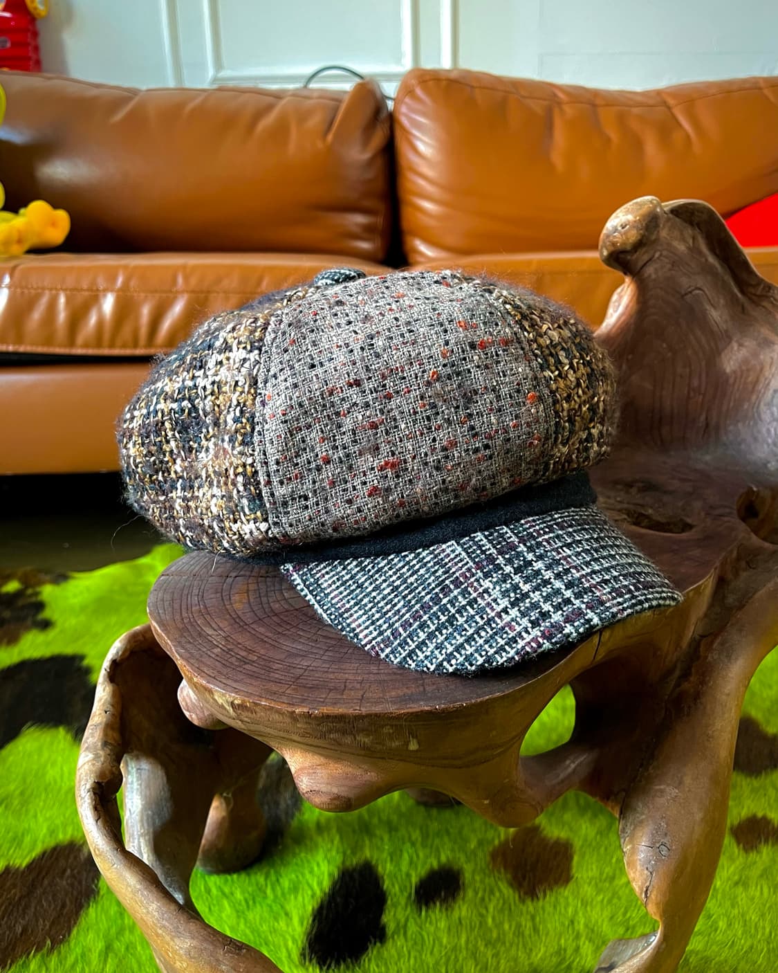 2000s renoma Paris 6-Panel Newsboy Cap 상품이미지4