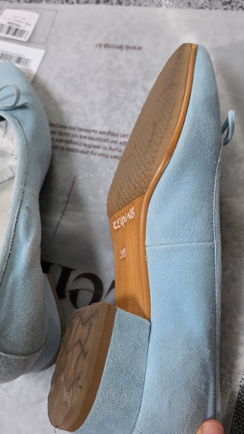 흐꺙 Fetiche 페티슈 스웨이드 펌프스 3cm 245 (비브람 완료) 상품이미지6