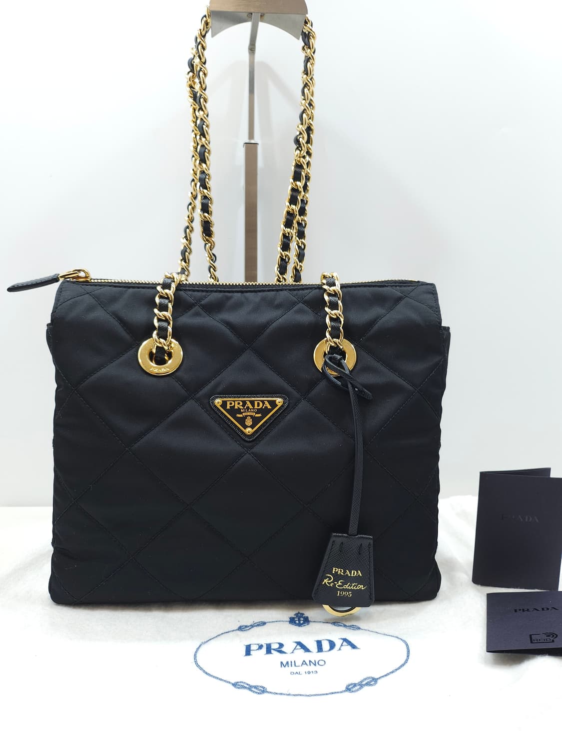 [정품] 프라다 리에디션 1995 체인 토트백 1BG468 상품이미지1