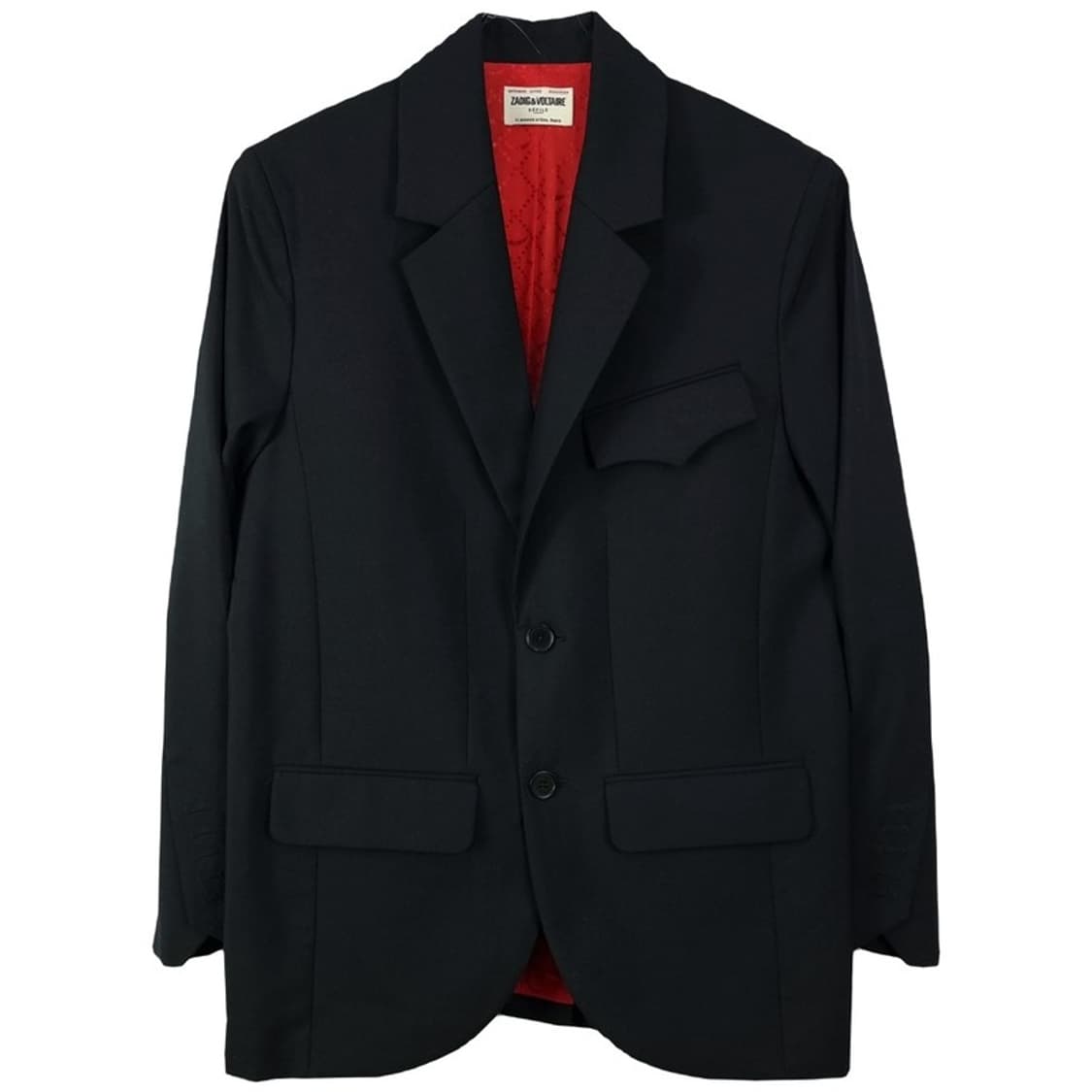 [쟈딕앤볼테르] 투버튼 블레이저 자켓 블랙 P01286 상품이미지2