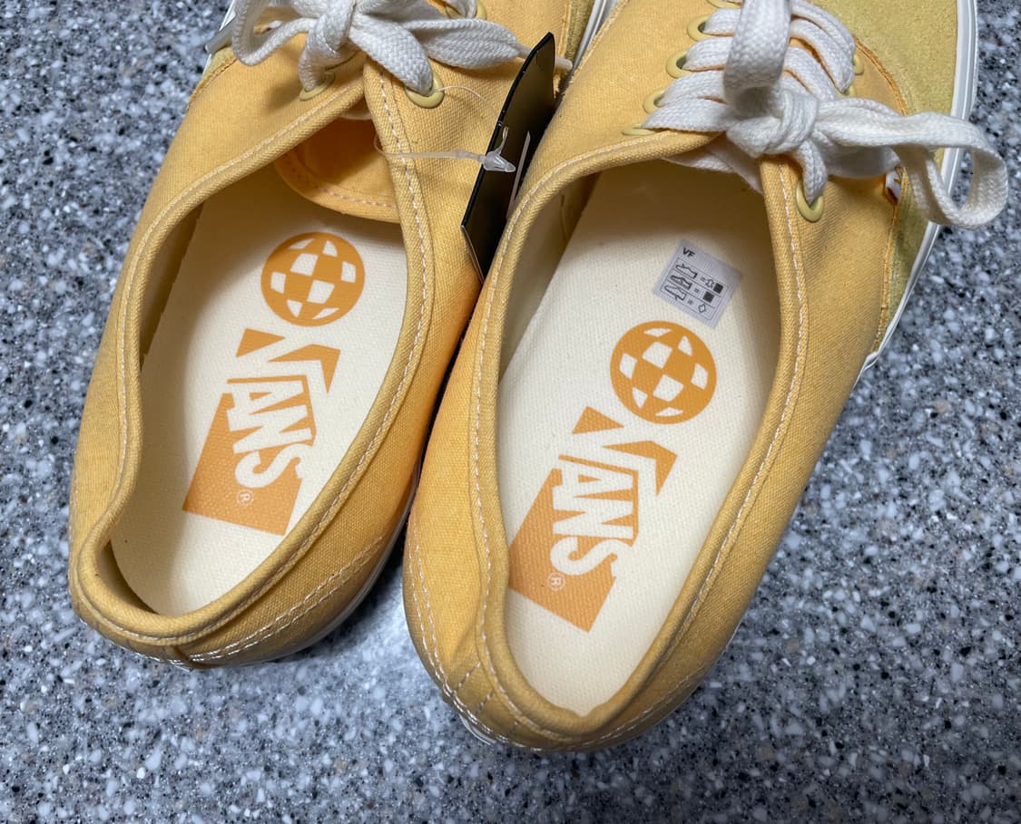 반스 어센틱 리이슈 44 솔트 워시 옐로우 사이즈 265 상품이미지4