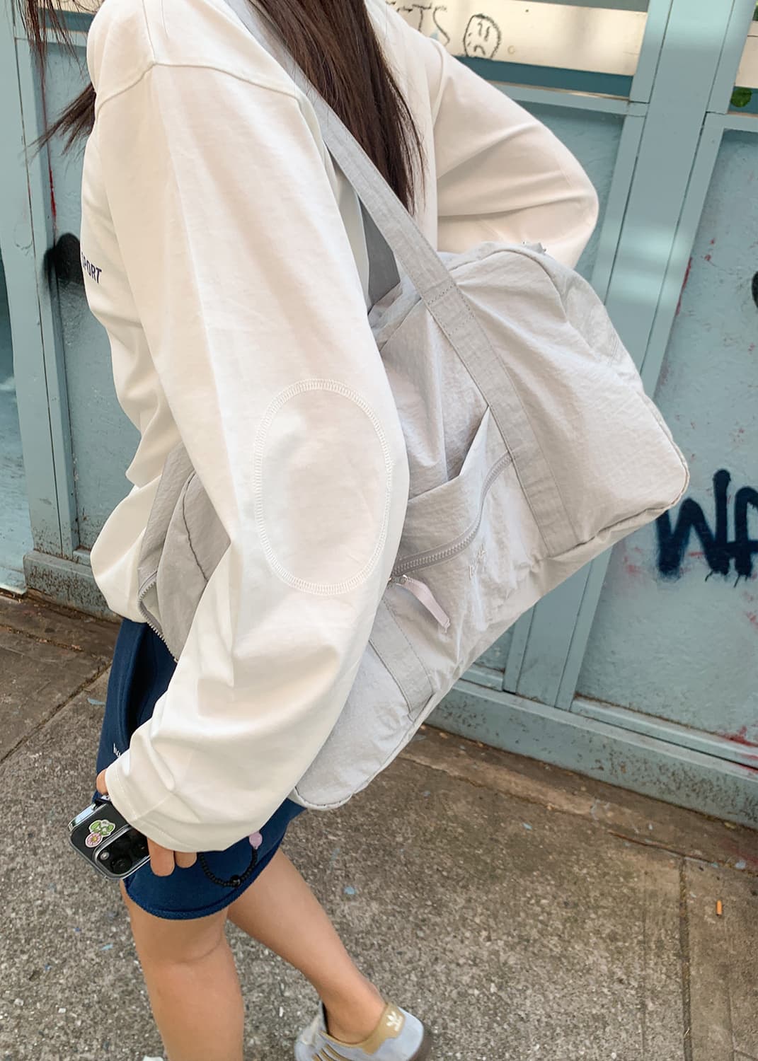 헤이그 a duffel bag silver 더플백 실버 상품이미지6