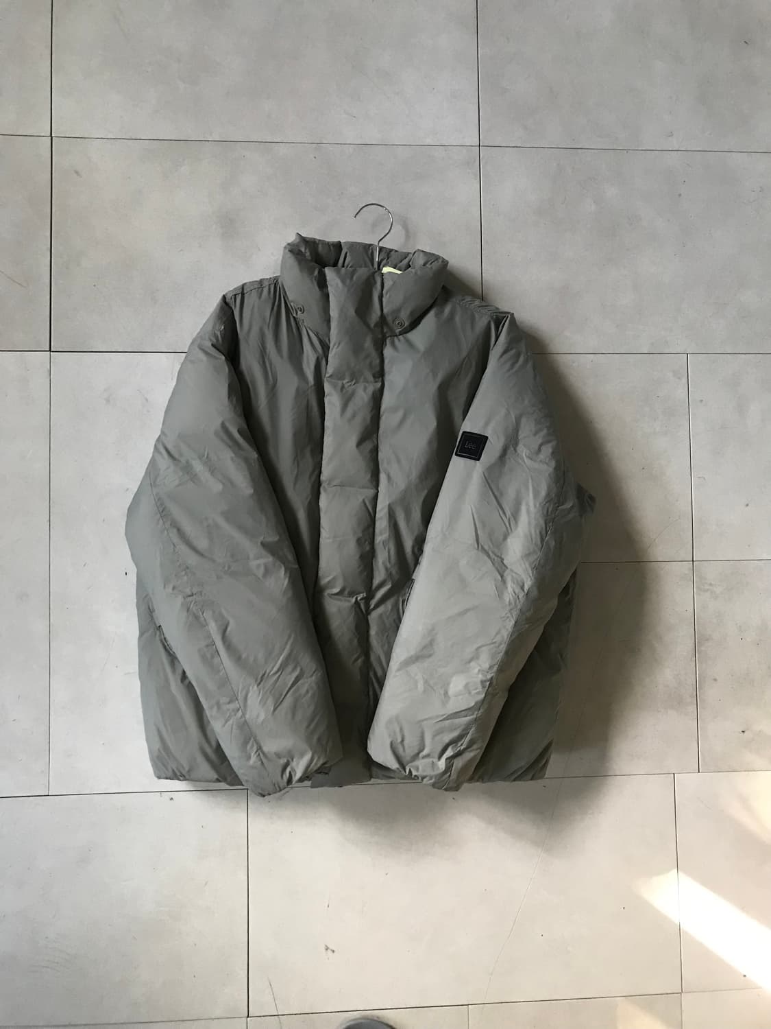 리 하이넥 카키 패딩 상품이미지6