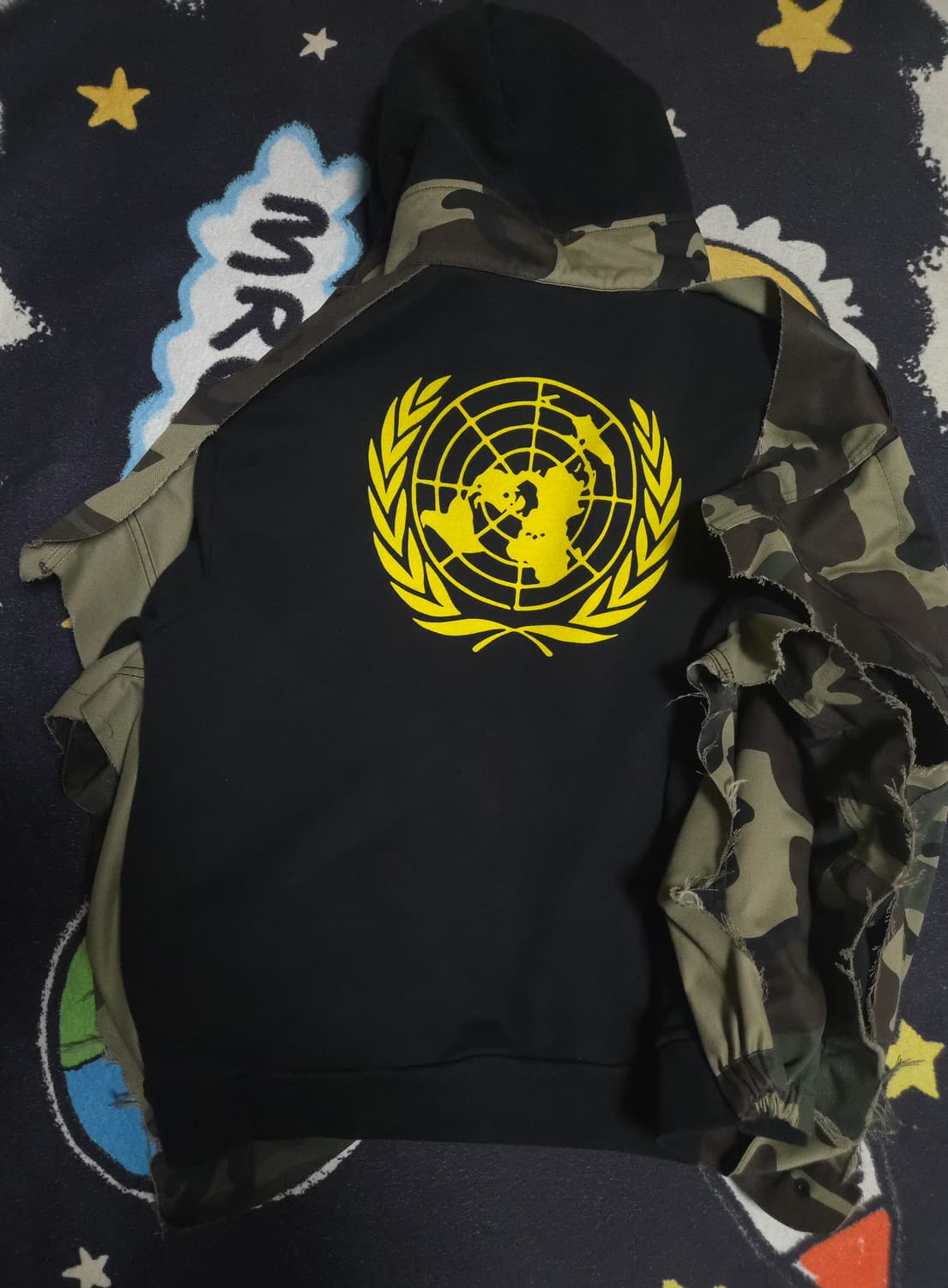 베트멍 코만도 후디 자켓 카모 후드 봄버 재킷 점퍼 블랙 상품이미지9