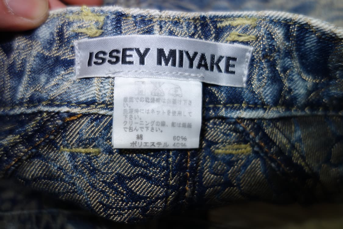 •이세이미야케 S/S2007 자카드 워븐 ‘Roses’데님 팬츠 상품이미지7