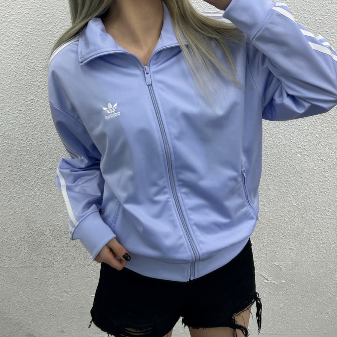 아디다스 화이트라인 베이비퍼플 트랙탑 M 상품이미지1