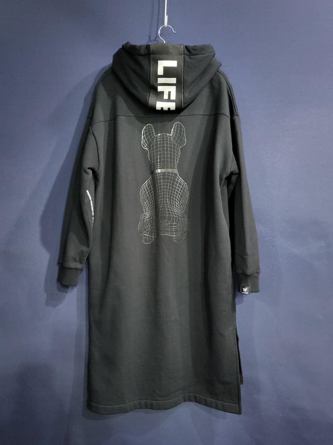 라이프워크 후드 기모 롱 원피스 상품이미지6