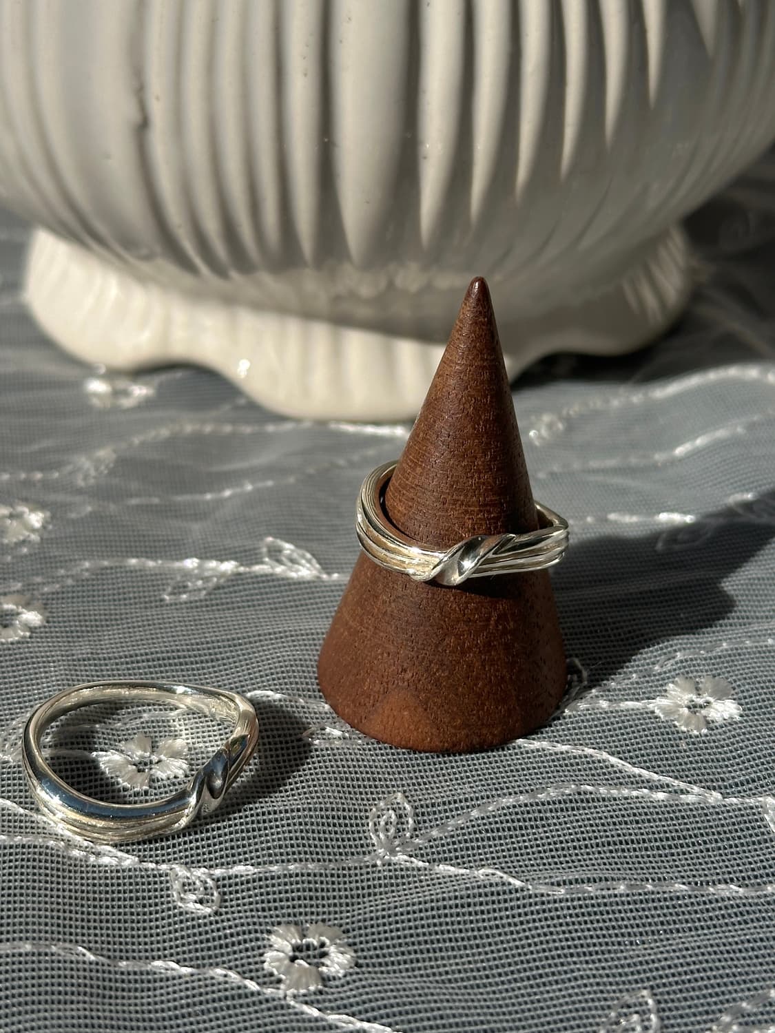 Minimal Wave Twist 925Silver Ring 상품이미지1