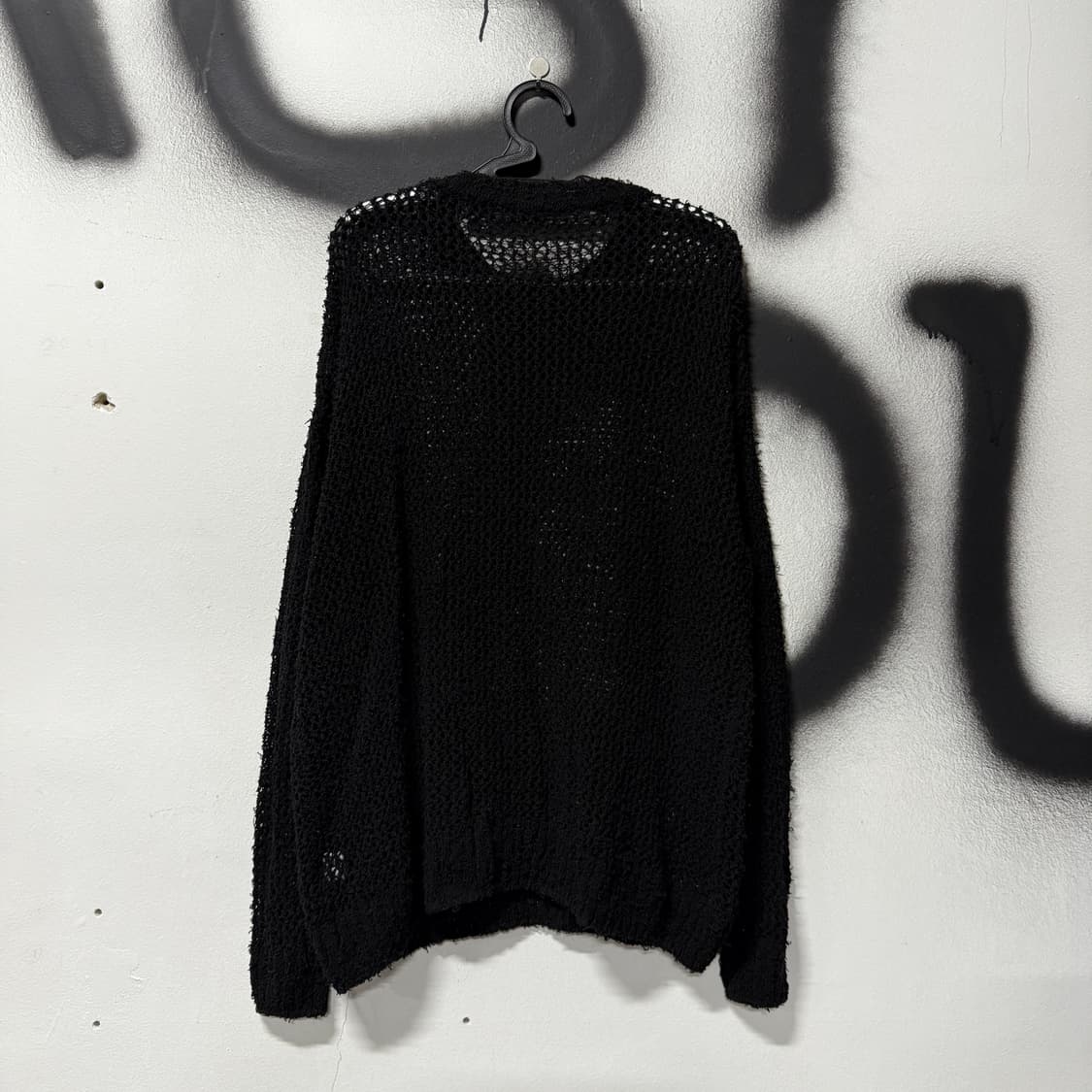 VTG 빈티지 크로쉐 와플 롱 슬리브 루즈핏 티셔츠 상품이미지2