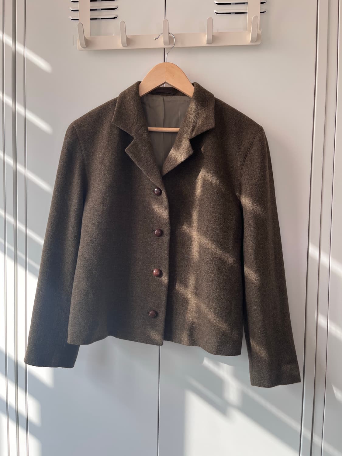 Kiyoko takase 카키브라운 울 자켓 상품이미지5