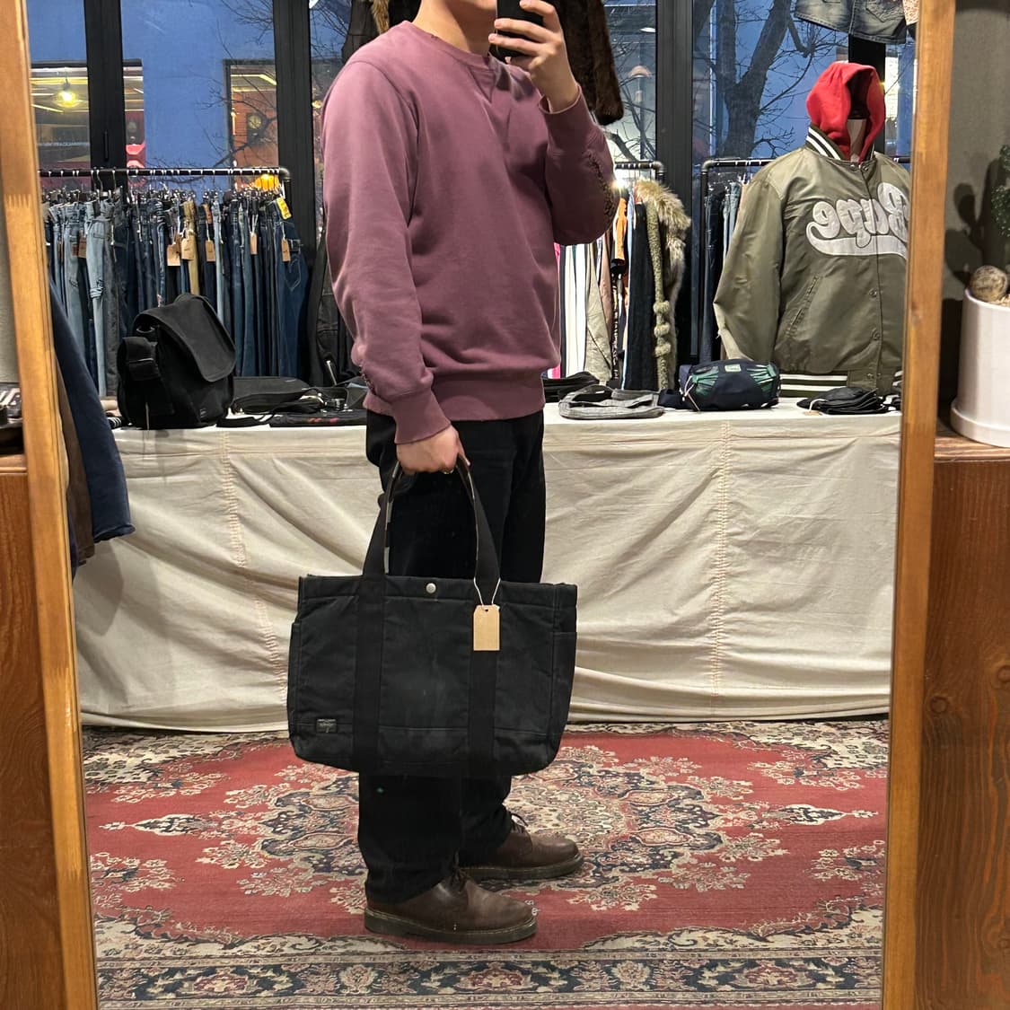 요시다 포터 페인트 토트백 숄더백 가방 에르메스 후루토 T63 상품이미지9