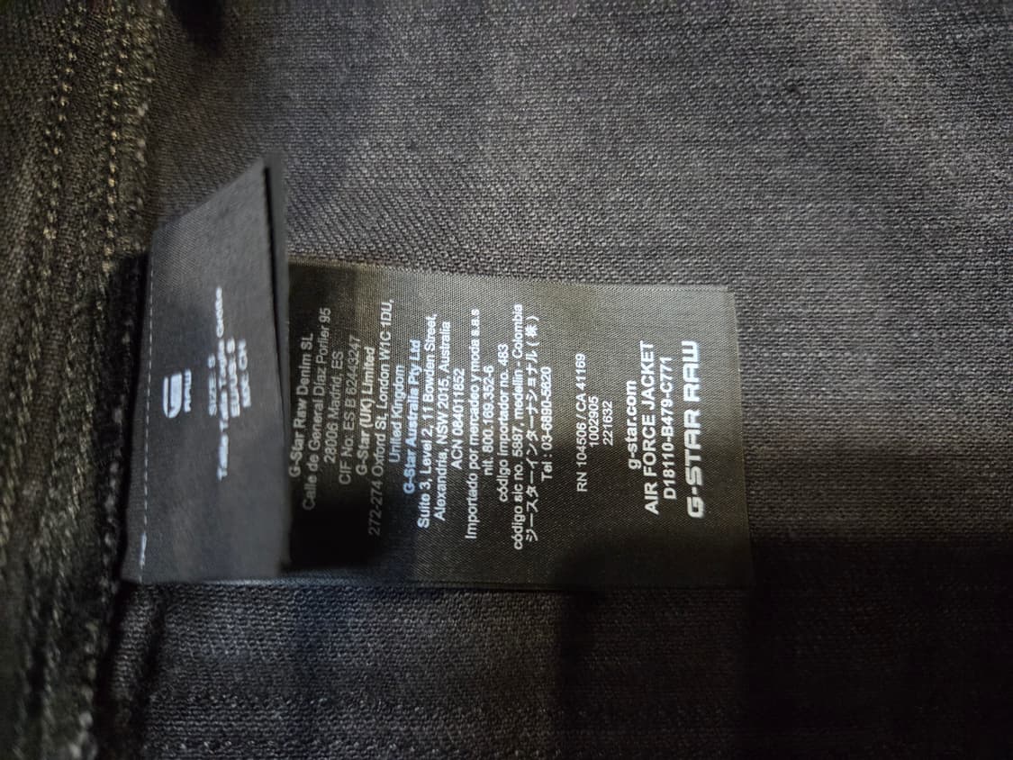 G-STAR RAW 블랙 남성 자켓(S) 상품이미지6