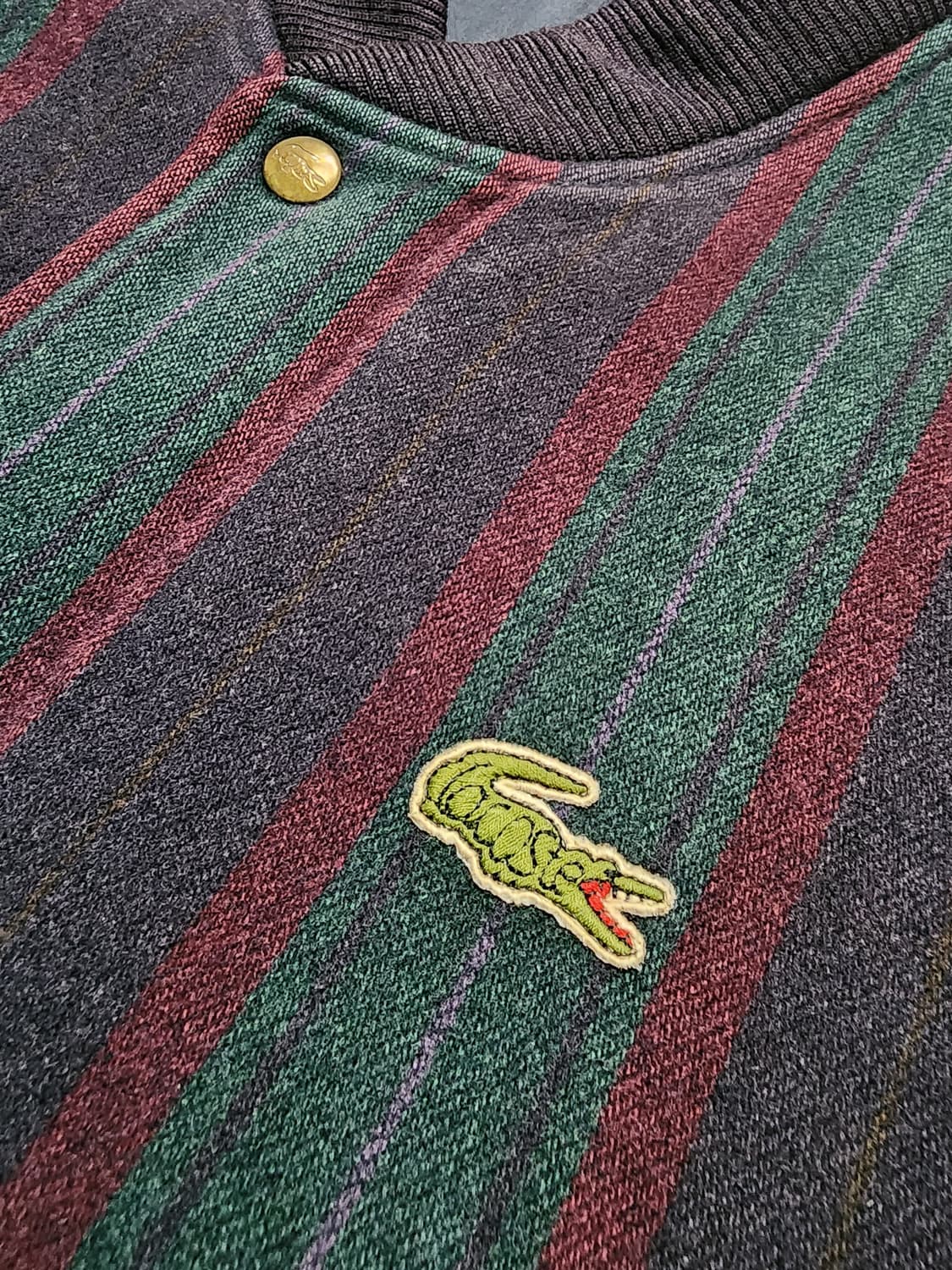 라코스테 올드스쿨 울 블루종 자켓 상품이미지6