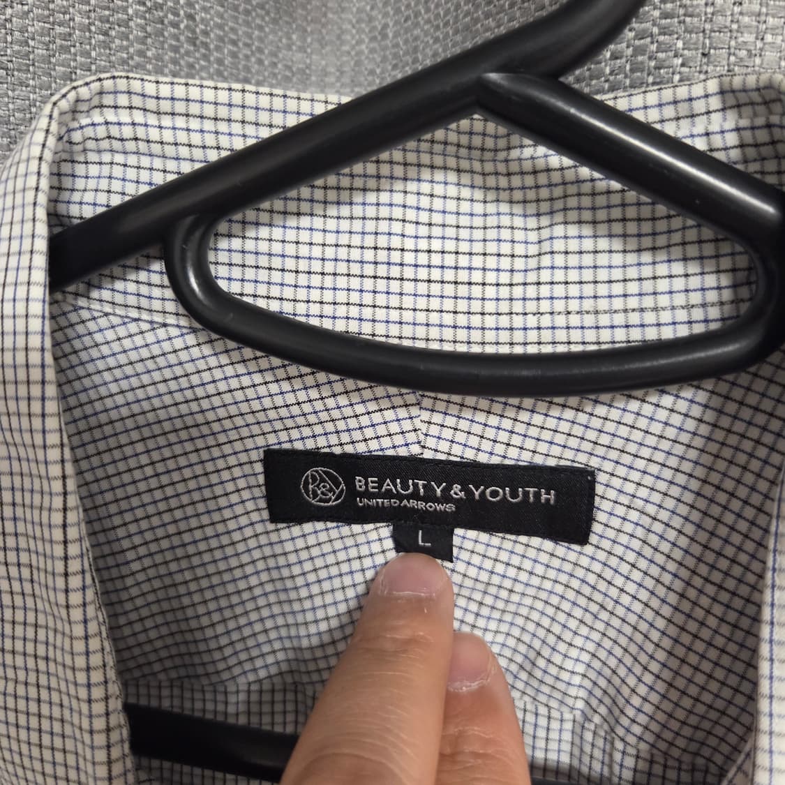 일본제 Beauty&Youth 반팔 셔츠 슬림L(100) 상품이미지3