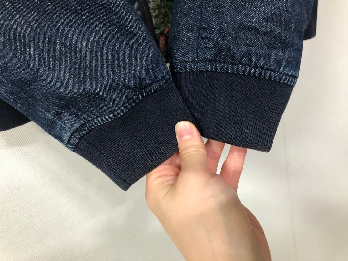 자라 남성 블랙태그 자카드 블라워 데님 블루종 자켓 _ M 상품이미지5