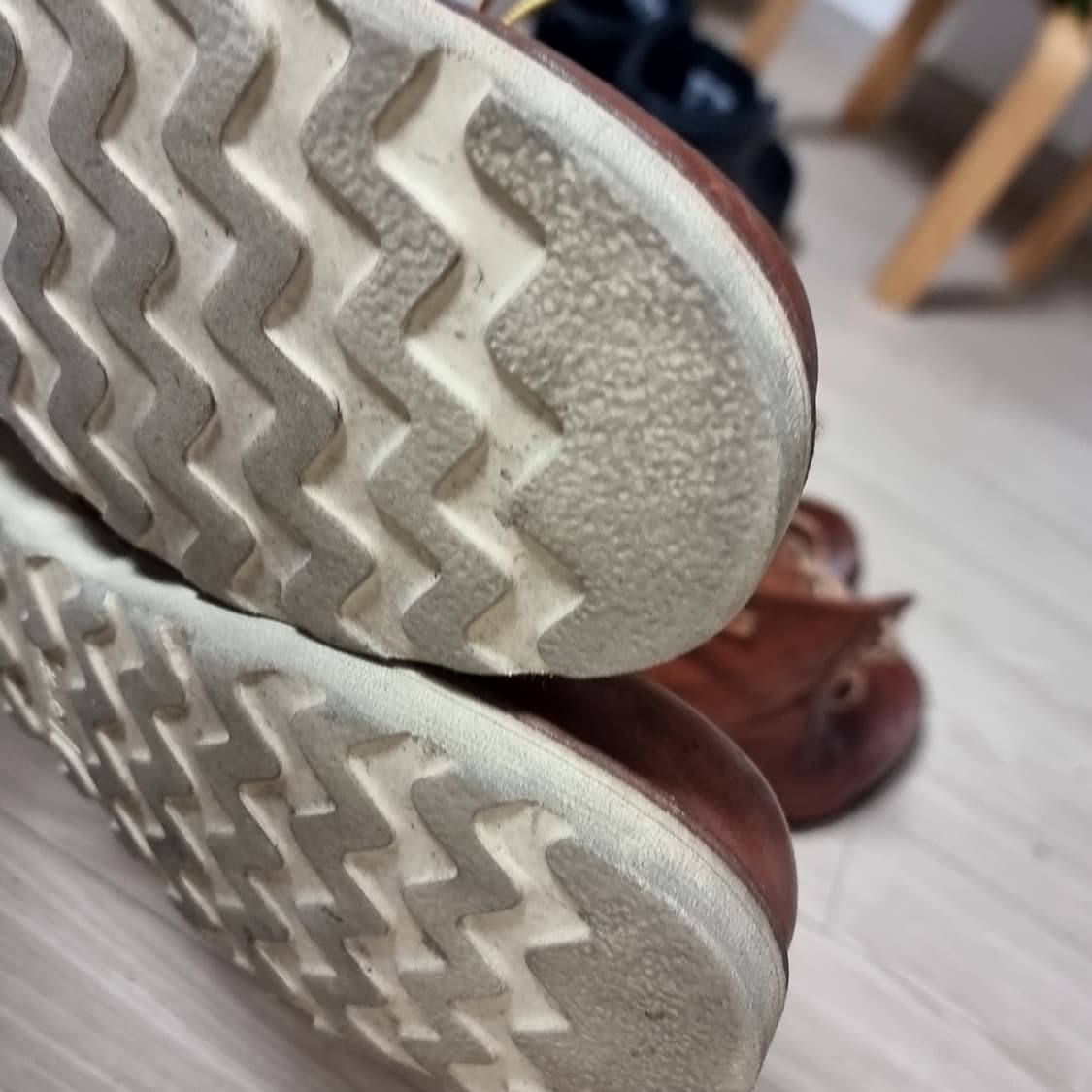 호킨스 브라운 가죽 남성 캐주얼 더비슈즈(270-275) 상품이미지5