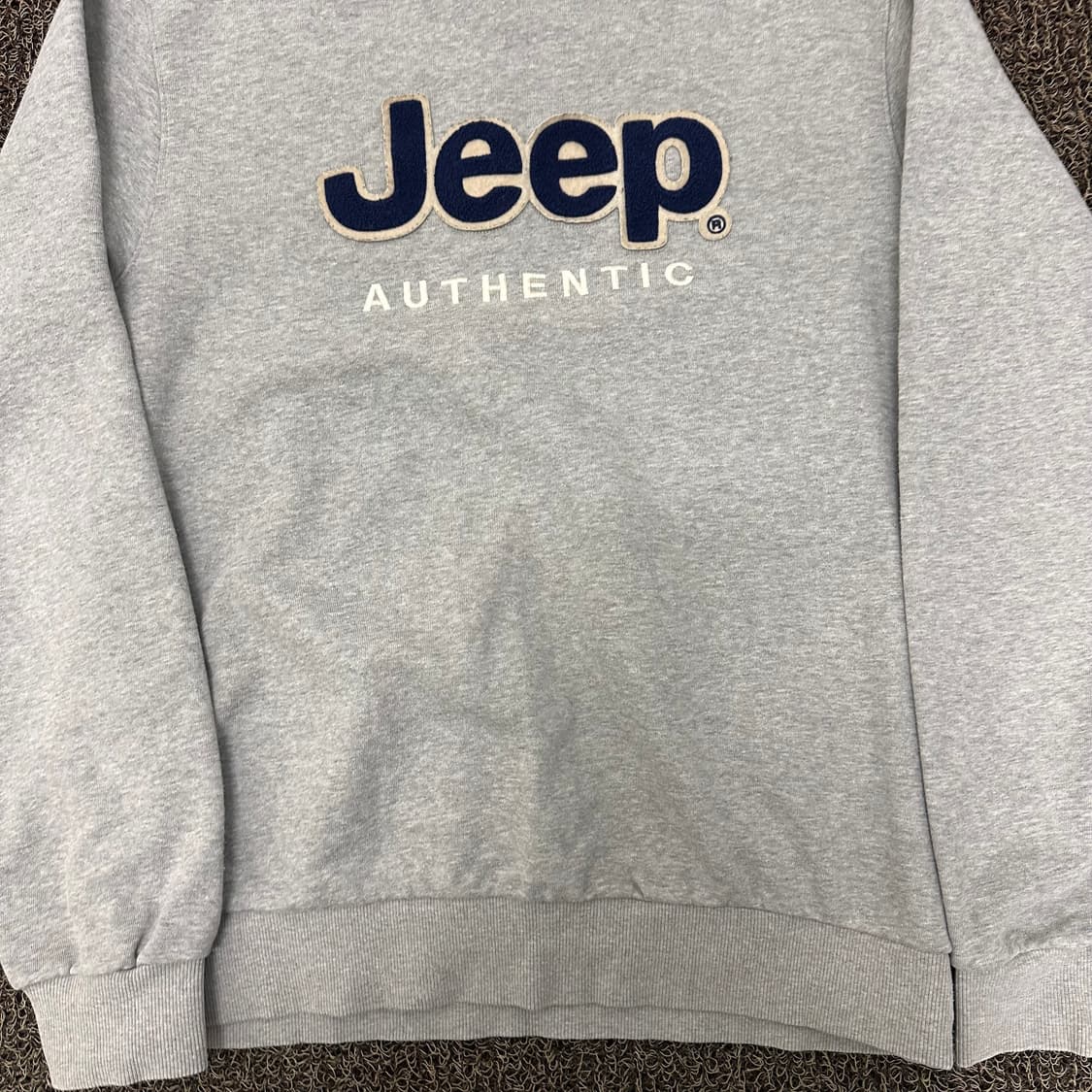 Jeep 지프 맨투맨 그레이 100(L) 상품이미지4