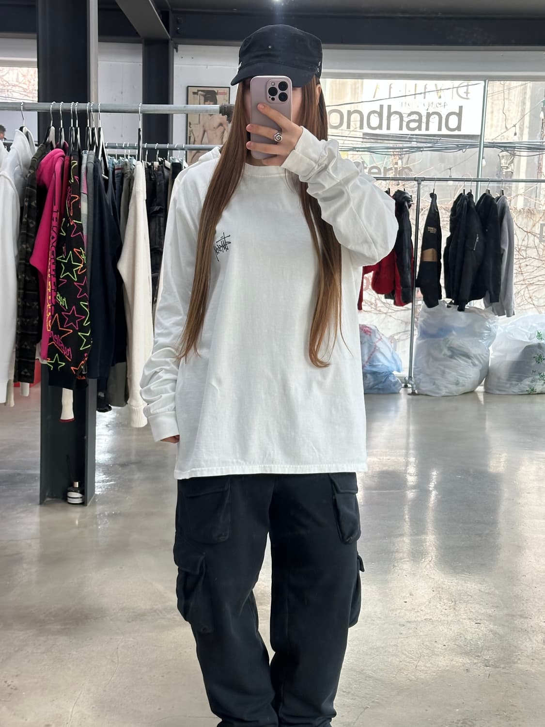 스투시 베이직 백로고 롱슬리브 상품이미지2