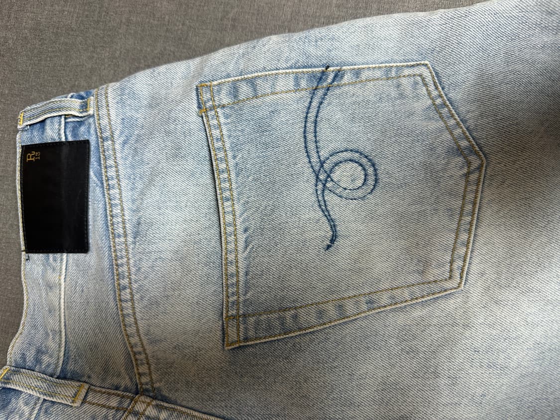 R13 일썰틴 DAMON PLEATED RELAXED 데님쇼츠 (25) 상품이미지8