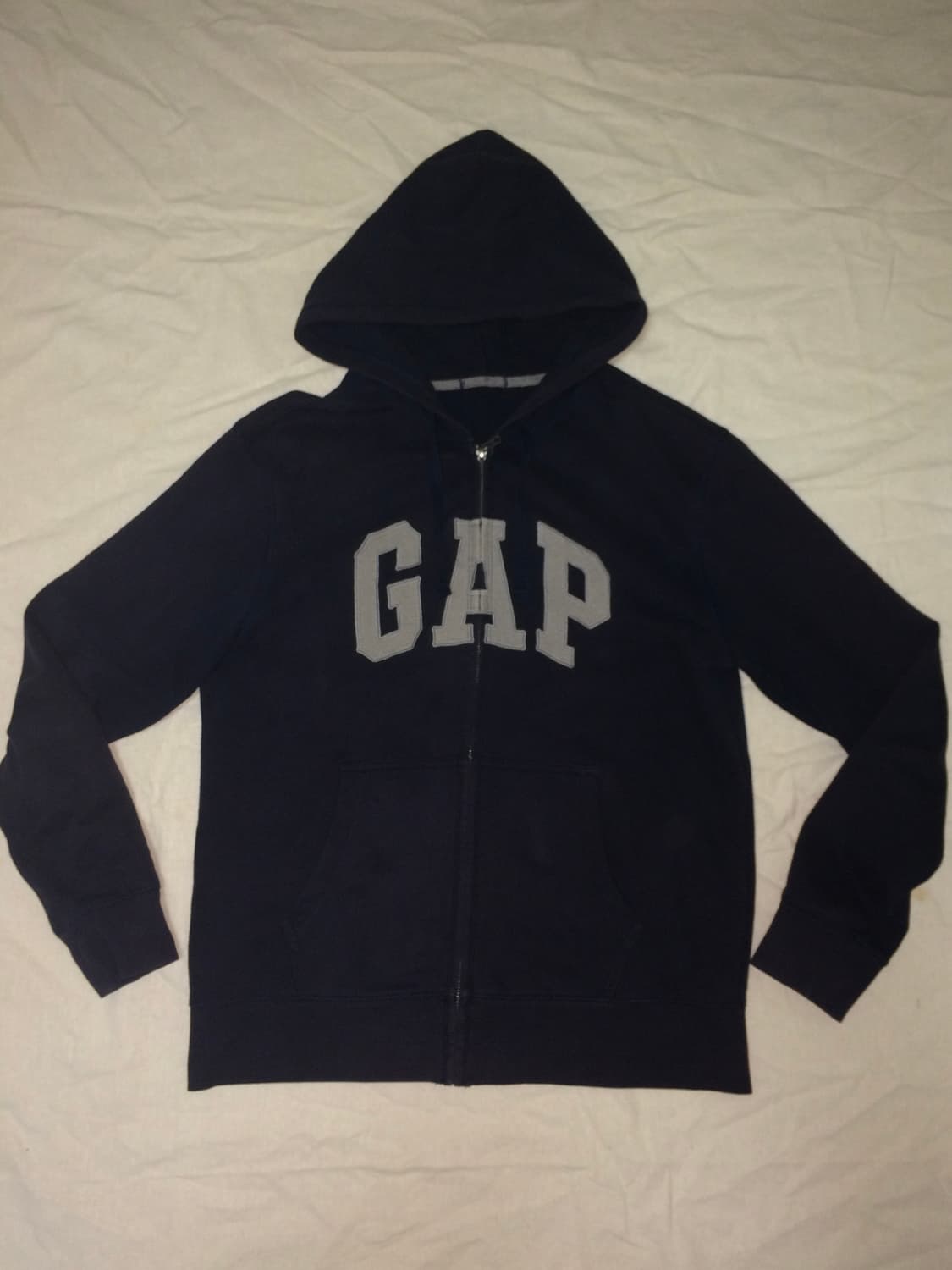 Gap charcoal hood zip-up 상품이미지1