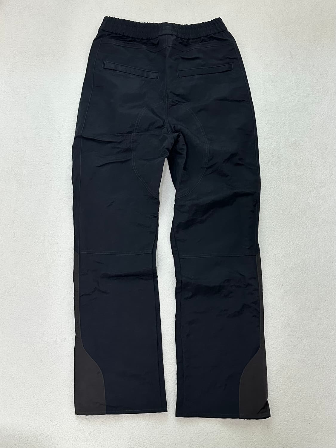 파프롬왓 파 나일론 볼륨 라인 팬츠 블랙 브라운  1사이즈 상품이미지4