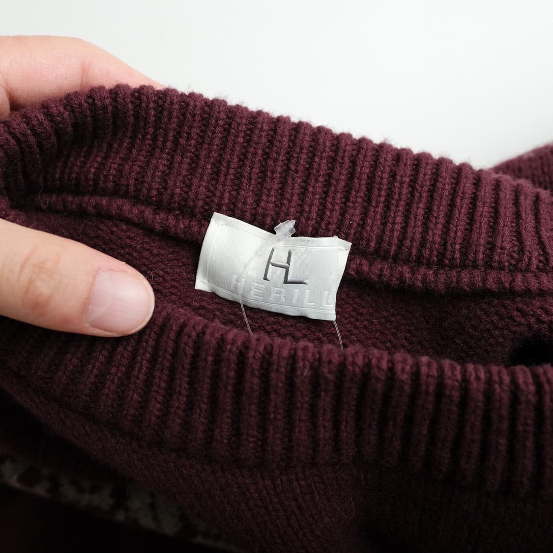 헤릴 블랙쉽 울 스노우 래그 스웨터 3(105)사이즈 herill 상품이미지8