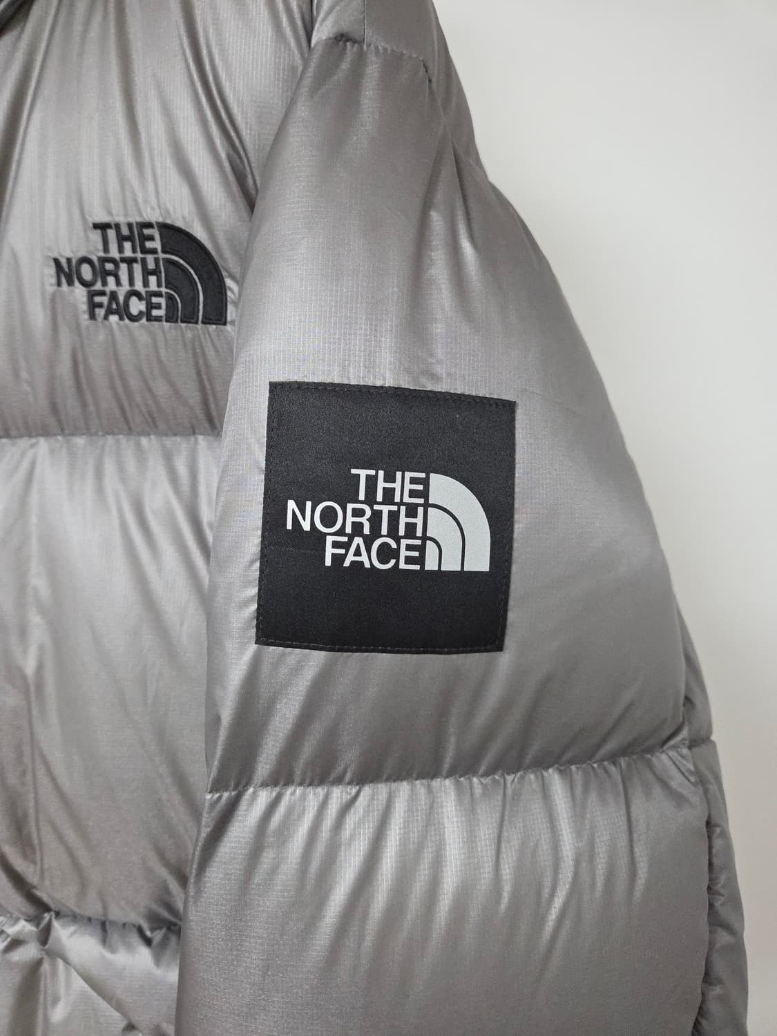 [새상품] 노스페이스 퀀텀 엘버런 퍼텍스 구스다운 패딩 그레이 L 상품이미지3