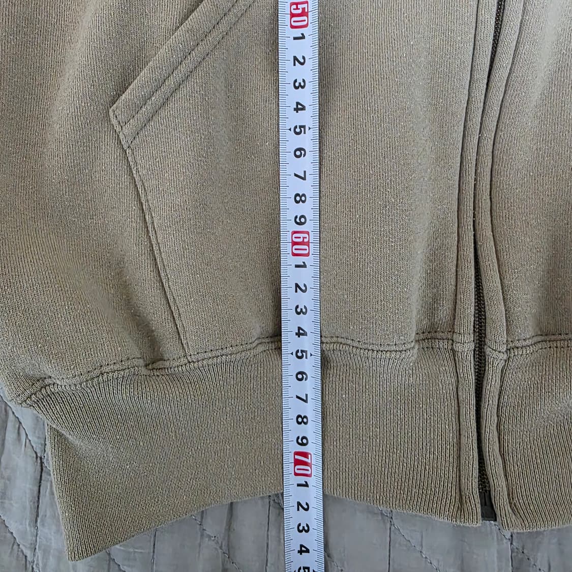 [XL] 90s 빈티지 러셀 애슬레틱 탄, 베이지 후드집업 상품이미지9