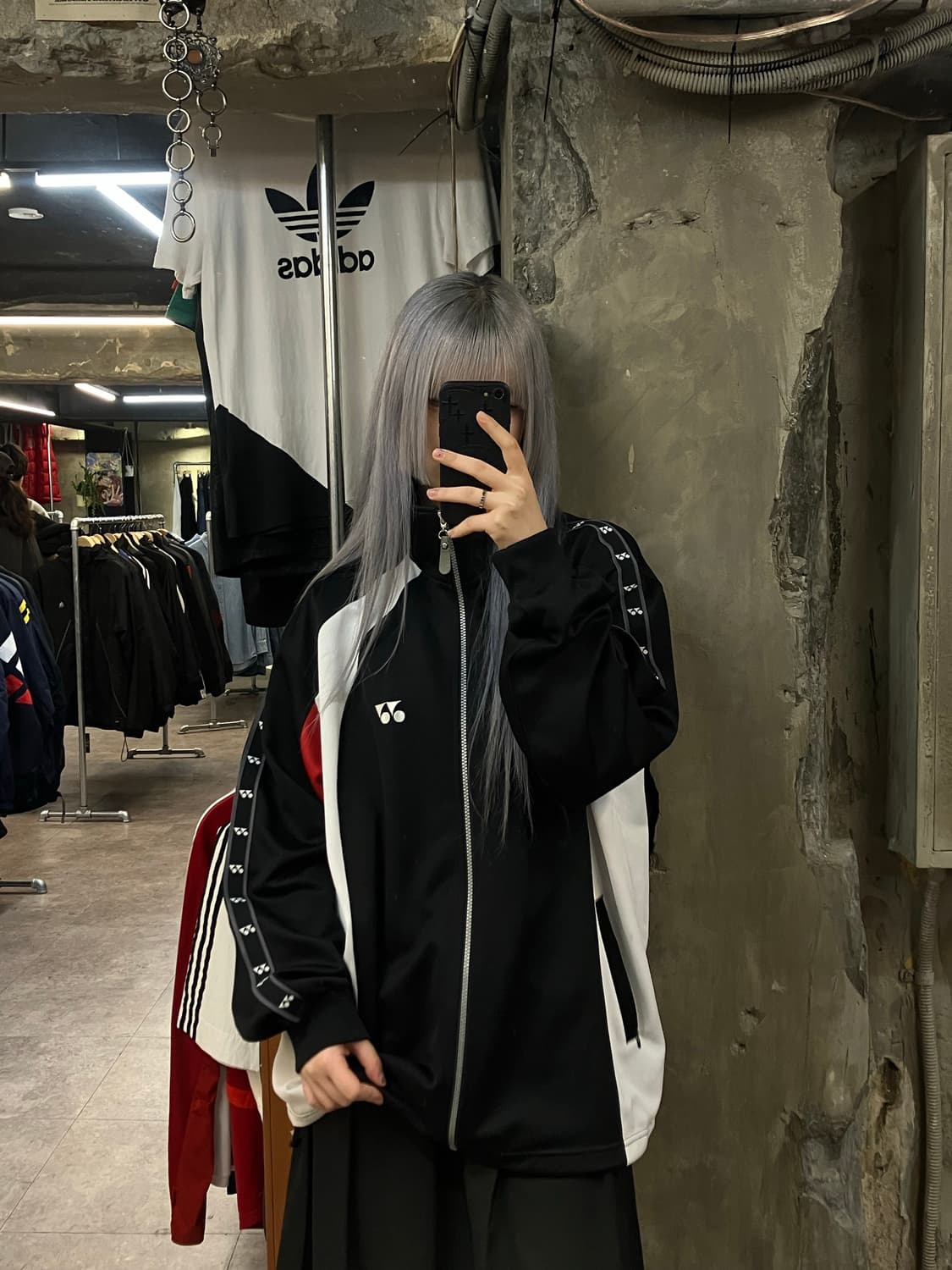 요넥스 오버핏 트랙탑 져지 블랙 XL  #csz2502 상품이미지2