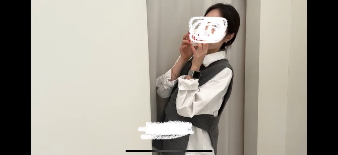 더일마 차콜 니트 울 베스트 상품이미지6