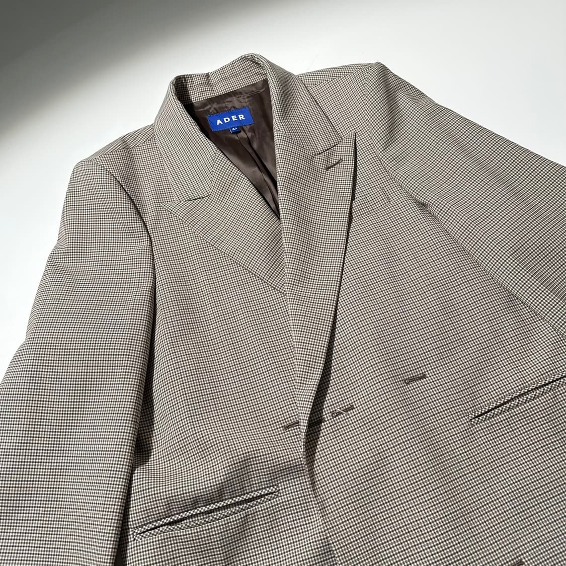 아더에러 델라그램 체크 더블 코트 상품이미지4