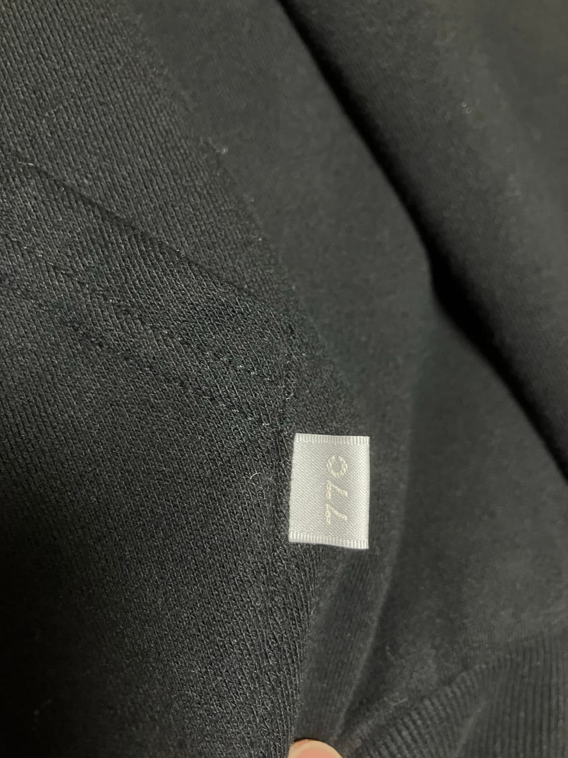 77C 오프듀티보이즈 cloud hoodie 블랙 상품이미지3