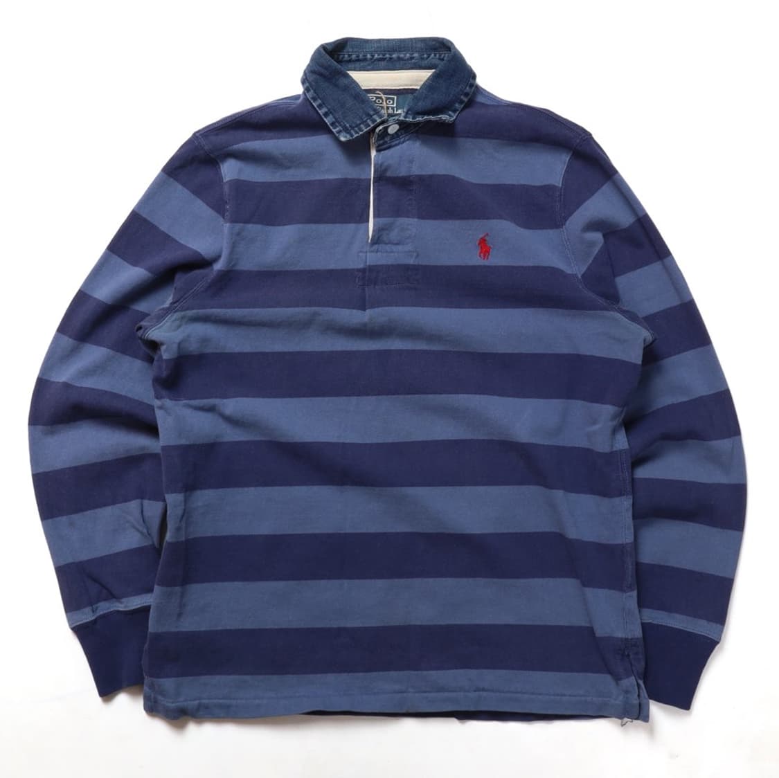 Ralph Lauren Denim Collar Stripe Rugby  상품이미지1