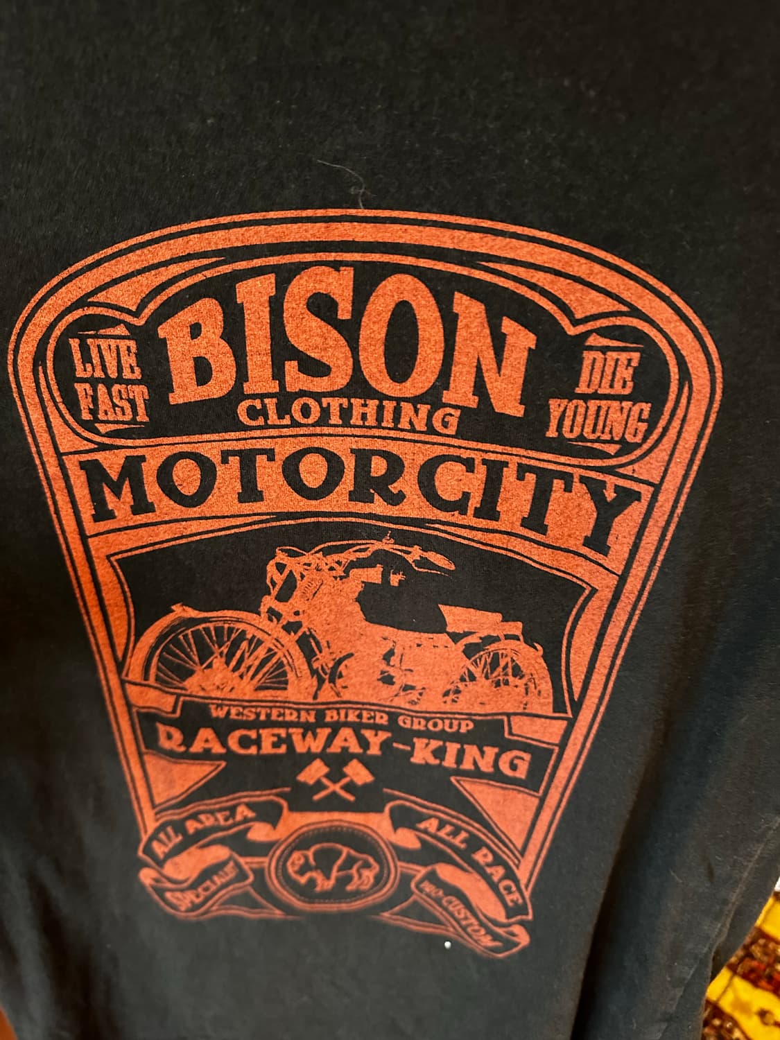 Bison motor city half TS 상품이미지5