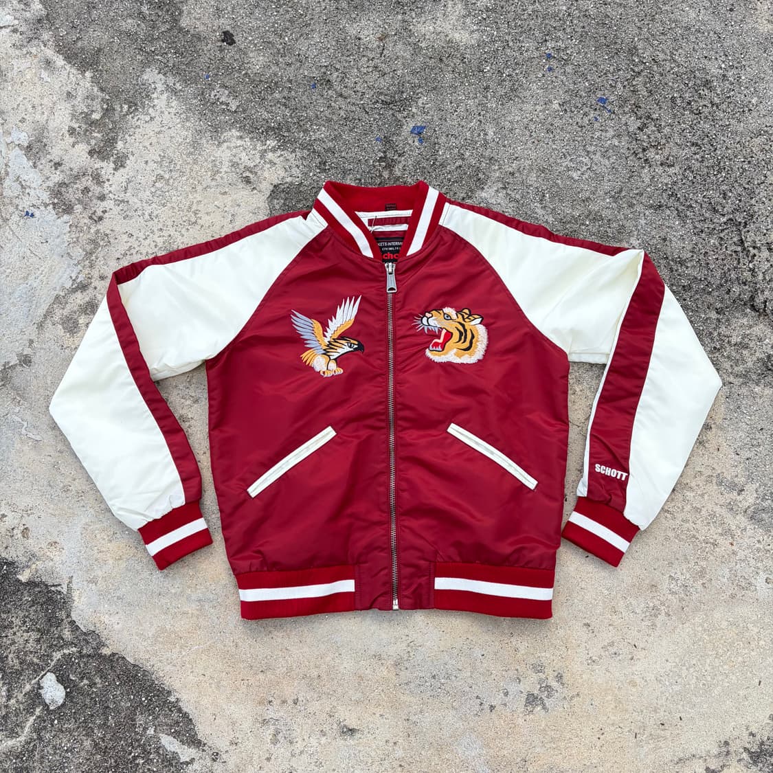 쇼트 Schott 오리지널 빈티지 스카쟌 L 상품이미지1