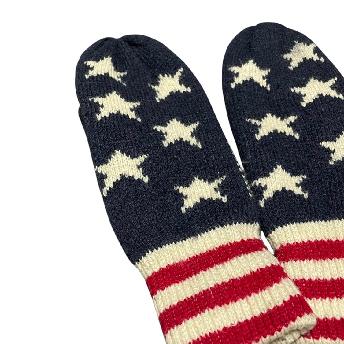 성조기 패턴 울 벙어리 장갑 S/M 상품이미지2