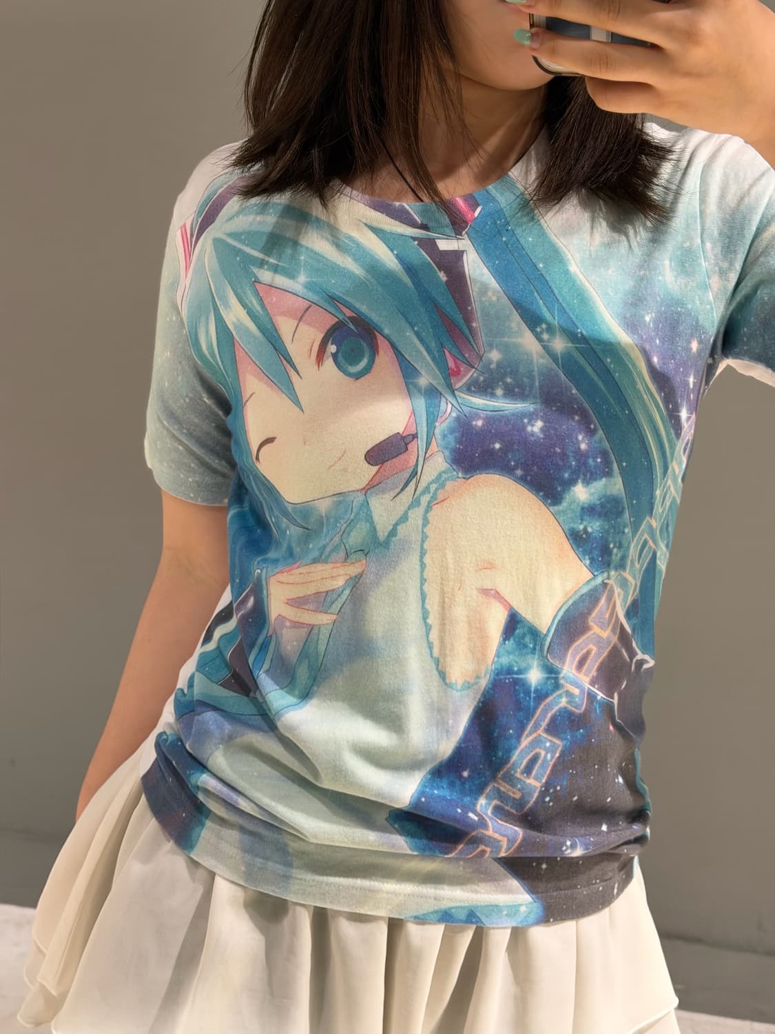 Hastune miku printing t-shirt 상품이미지3