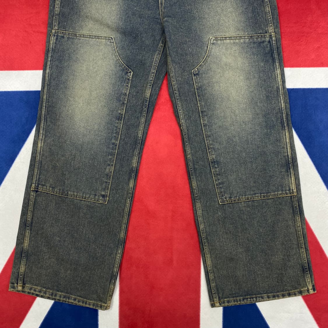 네이키드블러드 더블니 데님팬츠 XL 상품이미지3