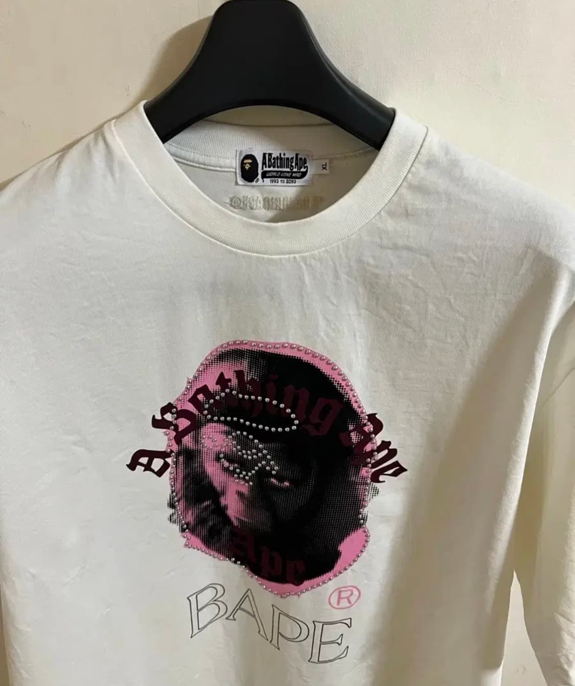 [XL] 베이프 스터드 유인원 티셔츠 상품이미지3