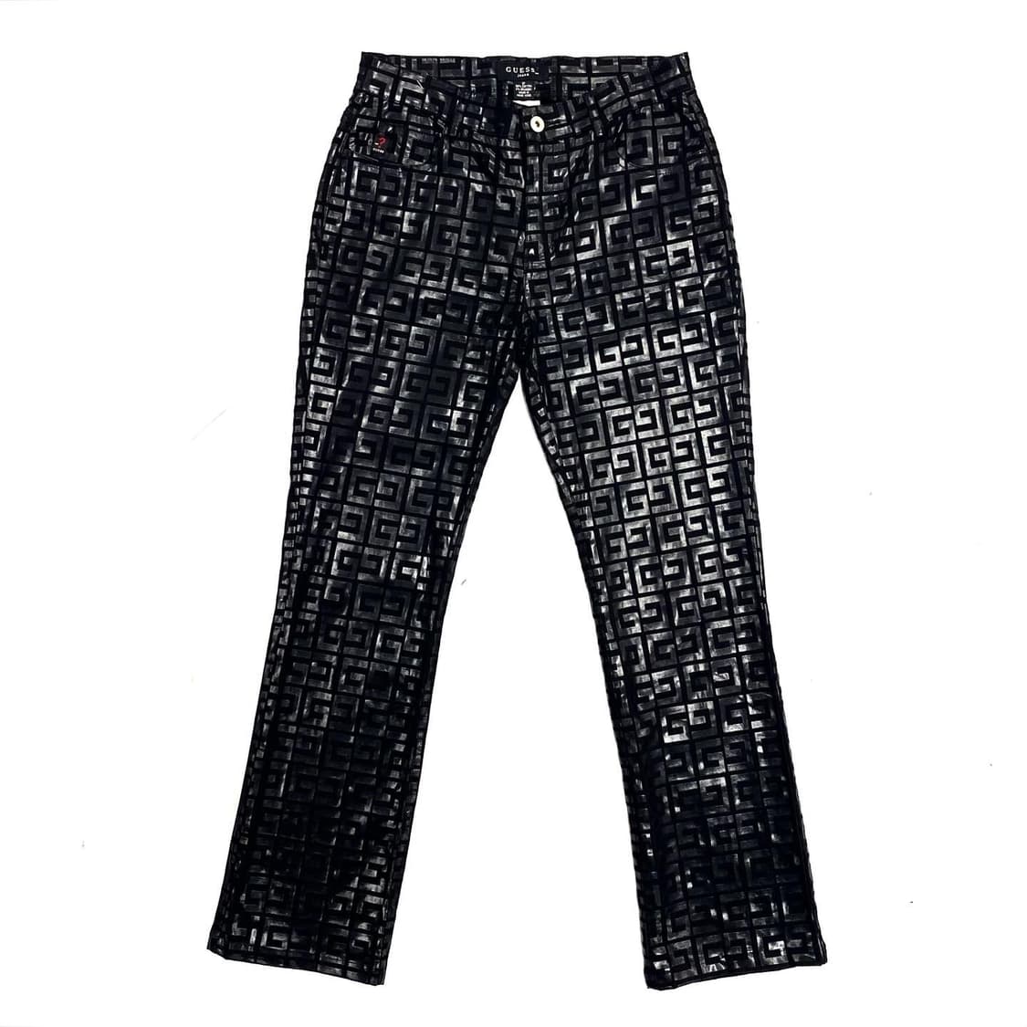 게스 진스 글래머 아카이브 지방시 오마쥬 코팅 진 팬츠 상품이미지1