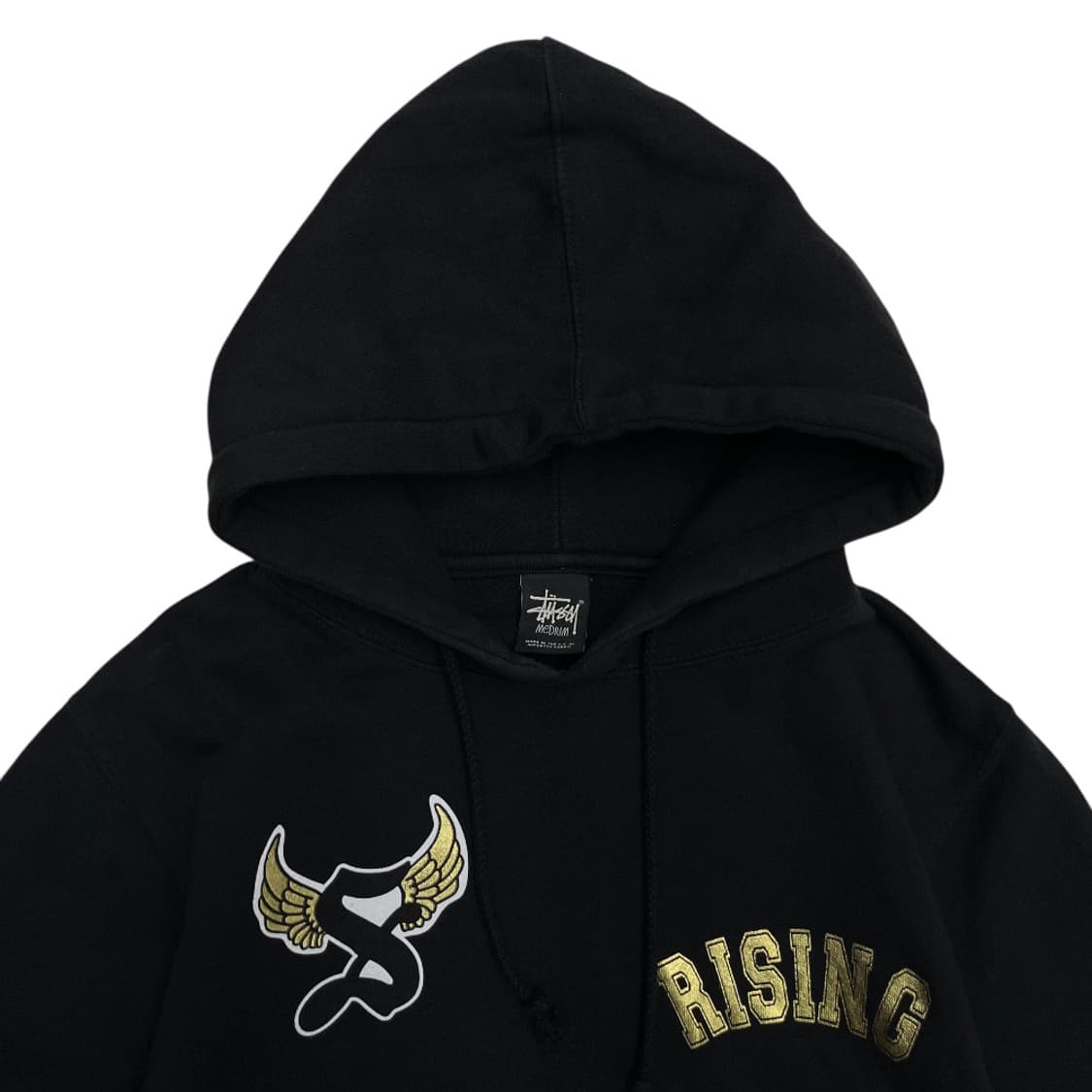 스투시 y2k 패치 블랙 후드 M 상품이미지8