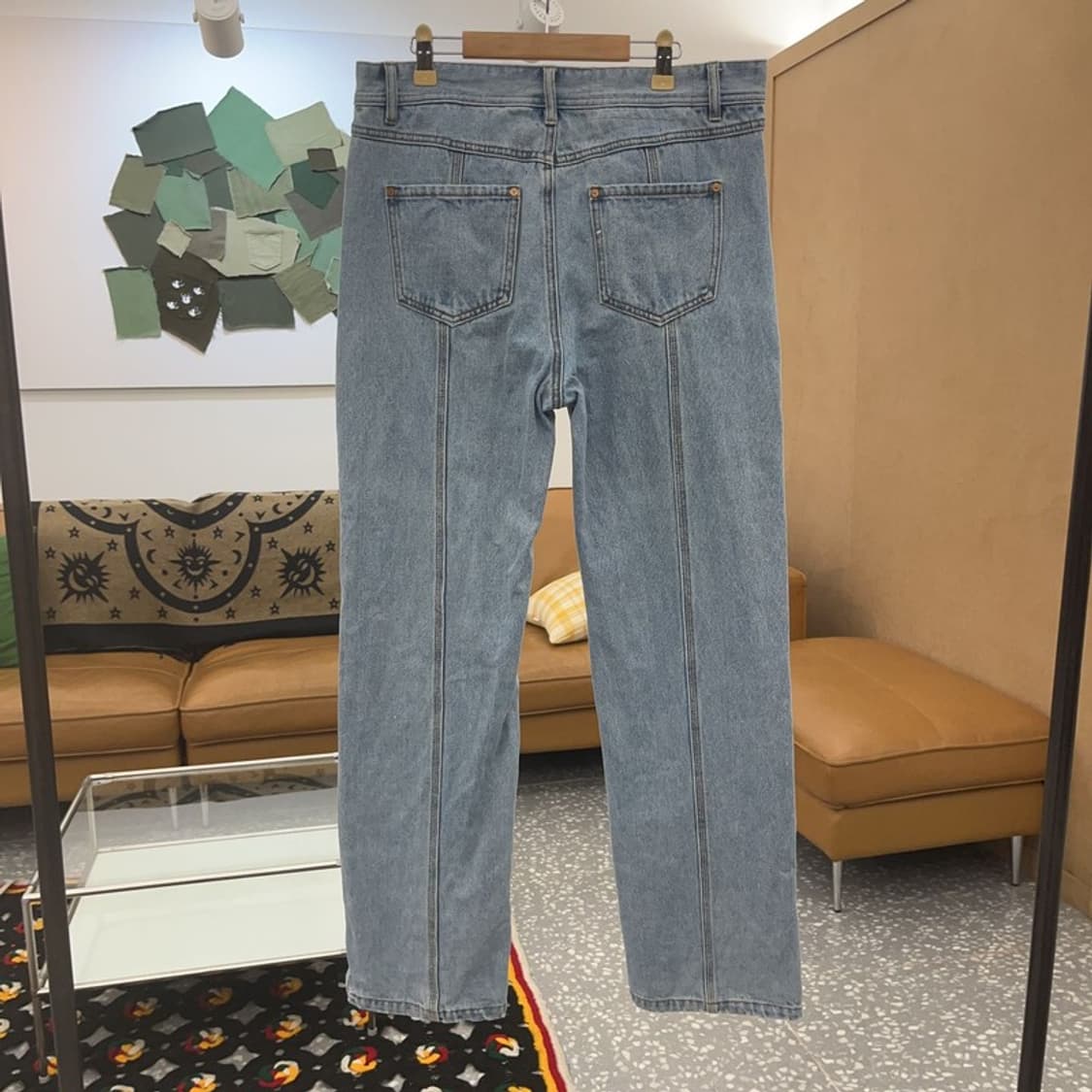 앤더슨벨 빈티지 캐주얼 절개라인 데님팬츠 M C07871 상품이미지4