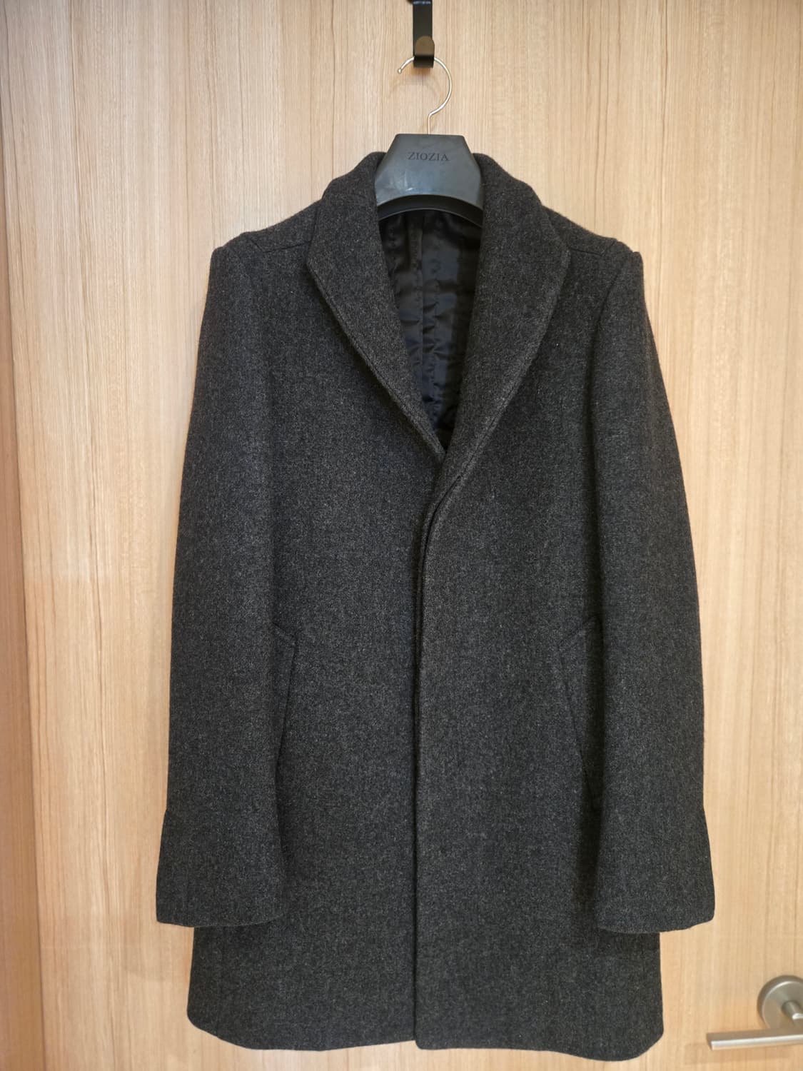 [솔리드 옴므]  싱글 코트 (차콜/그레이) /100사이즈 상품이미지1